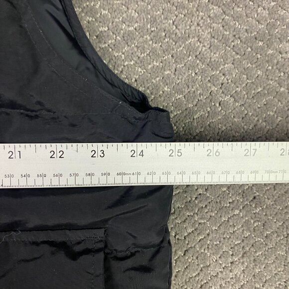 Pure Polaris Puffer Down Vest Men's Large Snowmobile Black Blue - Picture 12 of 14